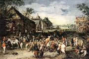BRUEGHEL, Jan the Elder St Martin df Norge oil painting reproduction